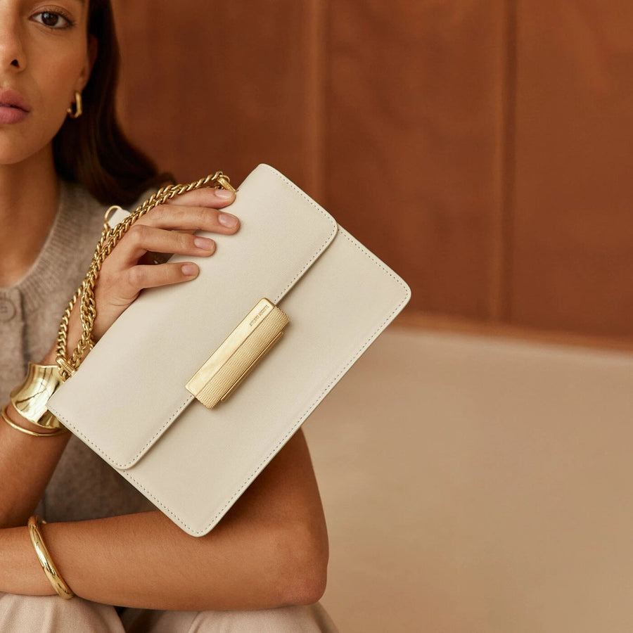 Alma Gold Edition - Cuir Box Blanc Cassé Ateliers Auguste