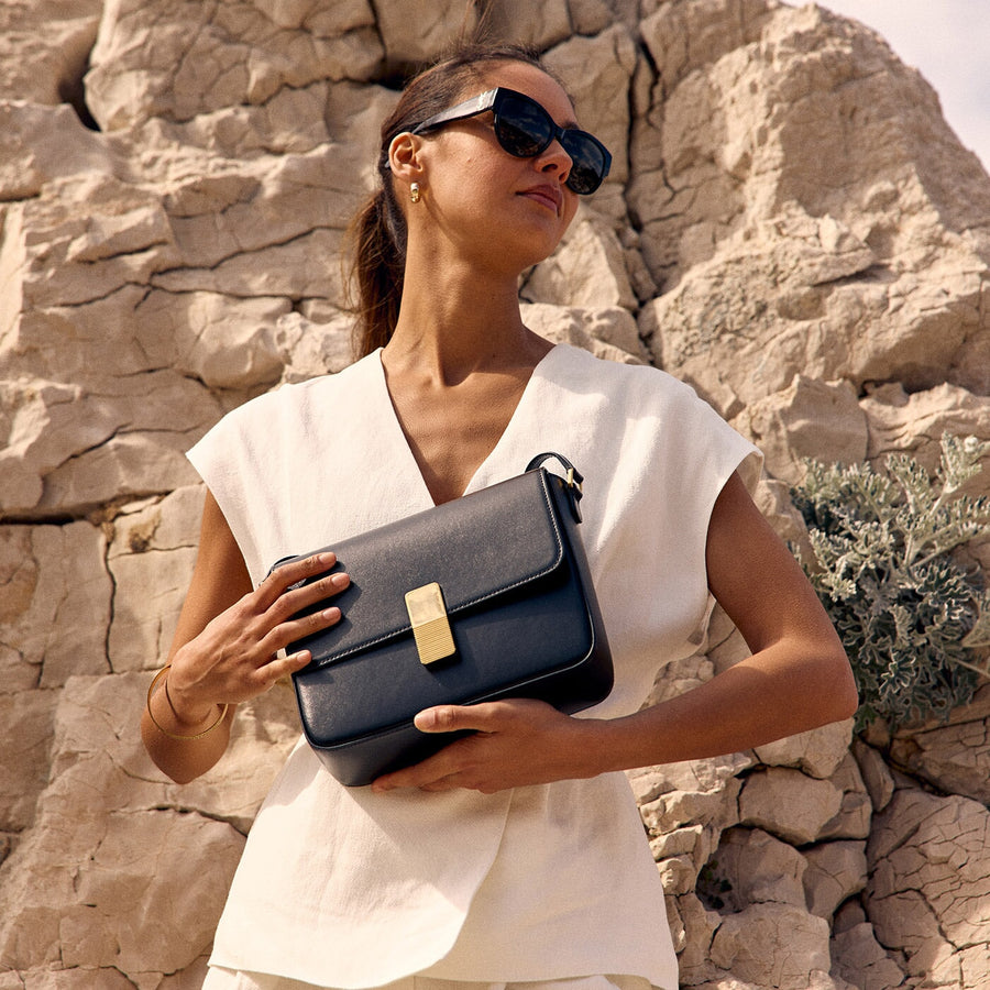 Monceau Gold Edition - Cuir Box Noir Ateliers Auguste