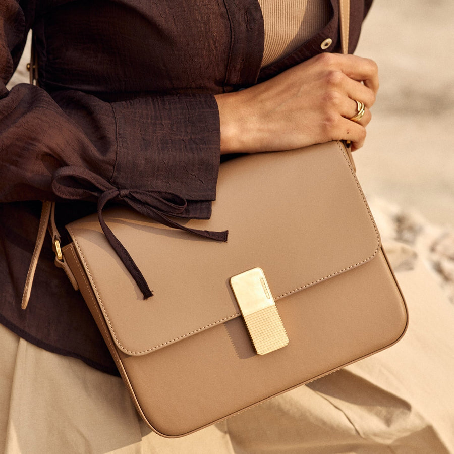 Monceau Gold Edition - Cuir Box Taupe Ateliers Auguste