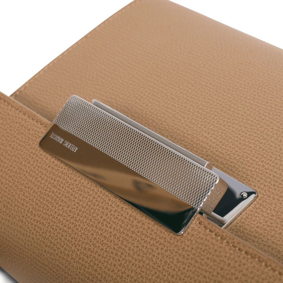 Capucine Silver Edition - Cuir Grainé Cappuccino Ateliers Auguste