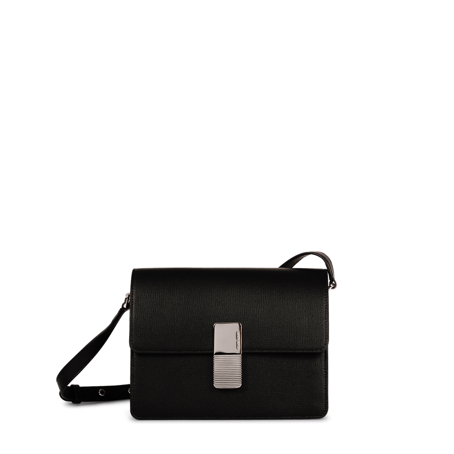 Gabriel Silver Edition - Cuir Grainé Noir Ateliers Auguste