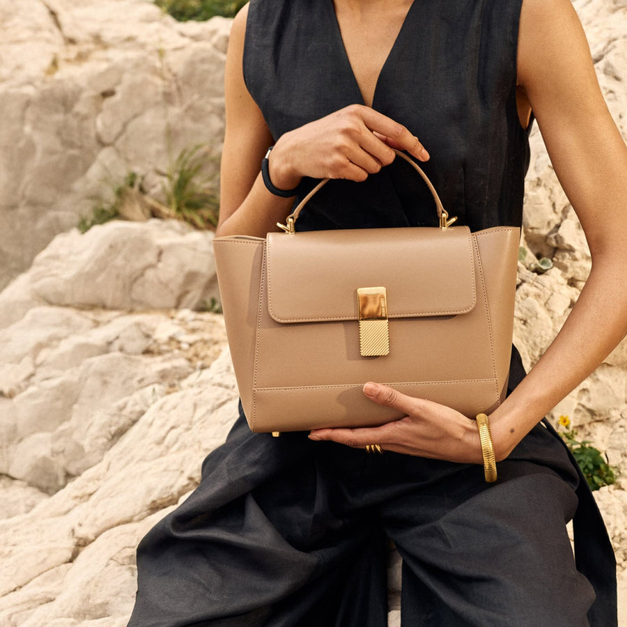 Marly Gold Edition - Cuir Box Taupe Ateliers Auguste