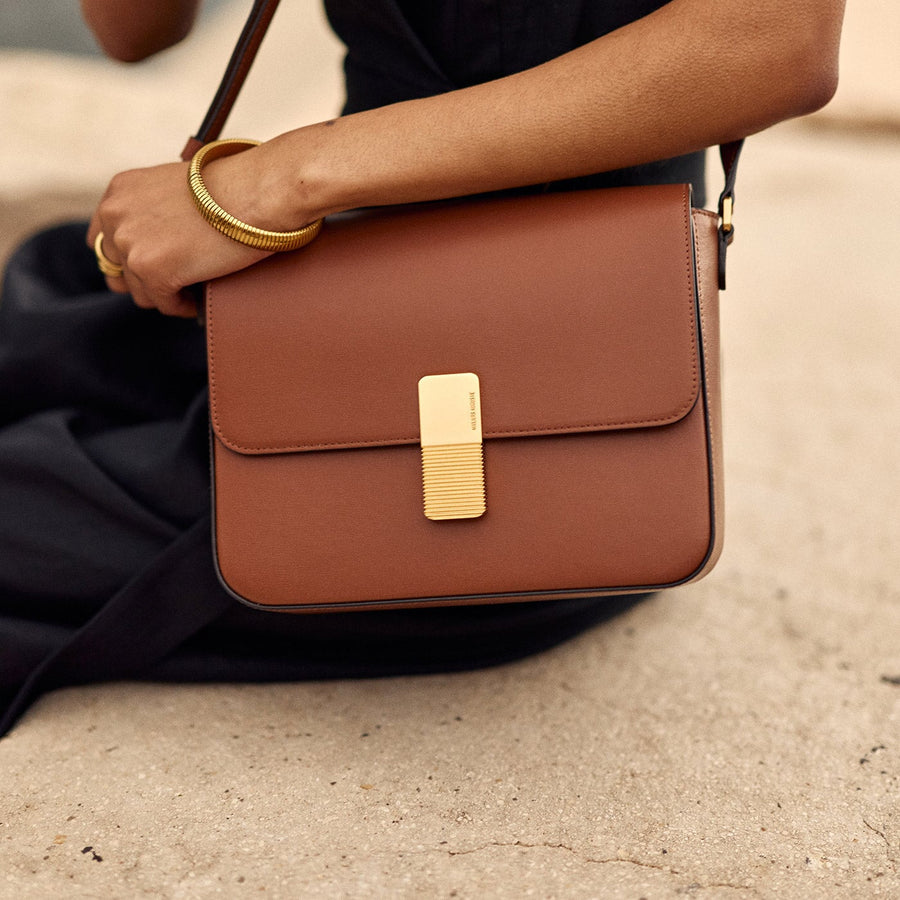 Monceau Gold Edition - Cuir Box Camel Ateliers Auguste