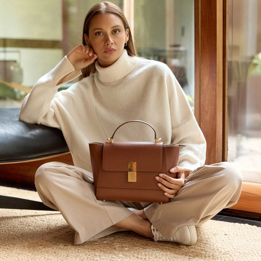 Marly Gold Edition - Cuir Box Camel Ateliers Auguste