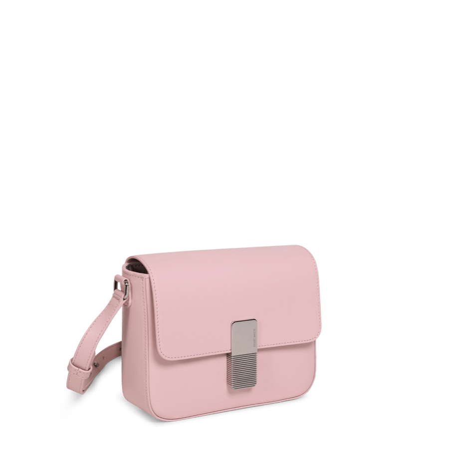 Mini Monceau Silver Edition - Cuir Box Rose Pâle Ateliers Auguste