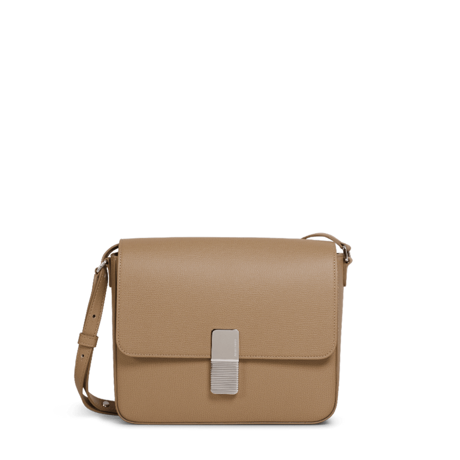 Monceau Silver Edition - Cuir Grainé Cappuccino Ateliers Auguste
