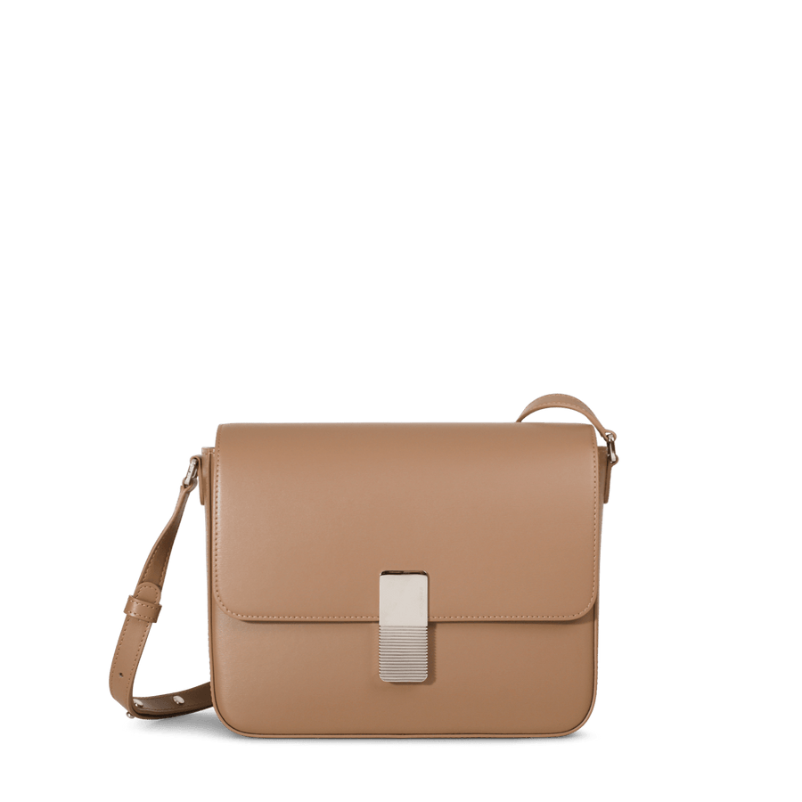 Monceau Silver Edition - Cuir Box Taupe Ateliers Auguste