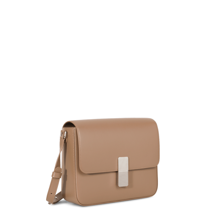 Monceau Silver Edition - Cuir Box Taupe Ateliers Auguste