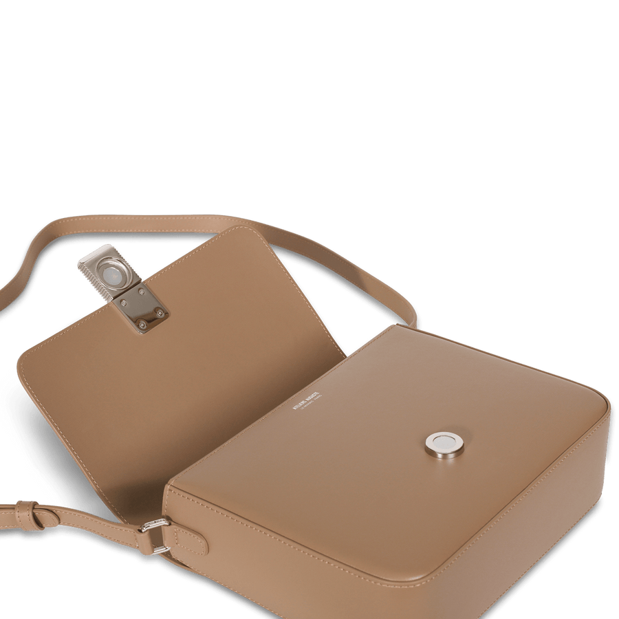 Monceau Silver Edition - Cuir Box Taupe Ateliers Auguste