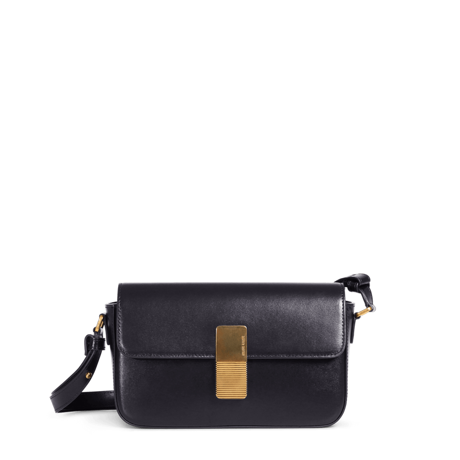 Monceau Baguette Gold Edition - Cuir Box Noir Ateliers Auguste