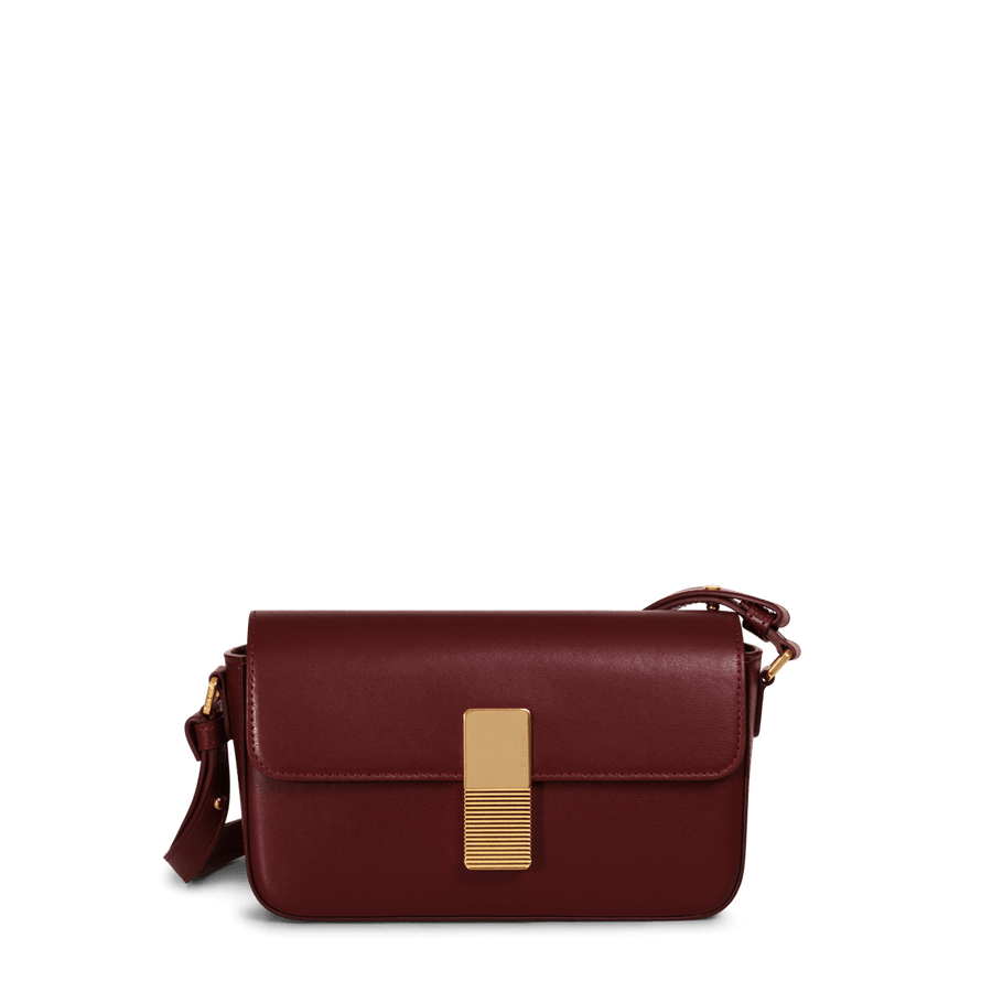 Monceau Baguette Gold Edition - Cuir Box Bordeaux Ateliers Auguste